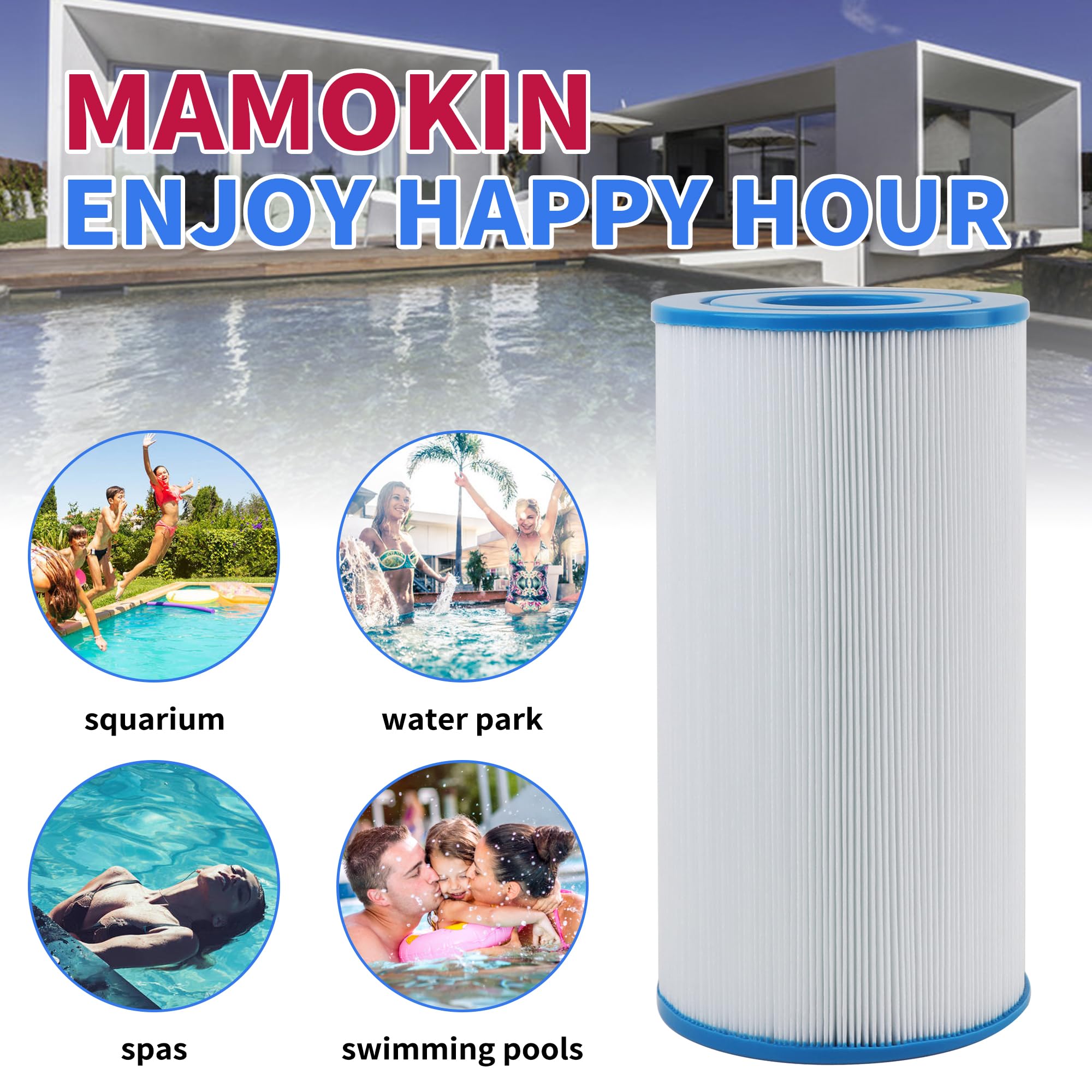 Mamokin C-4335 spa filter long-life design for extended use