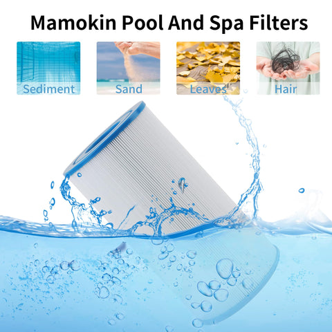 Mamokin C-4335 spa filter uses trilobal fabric for durable performance