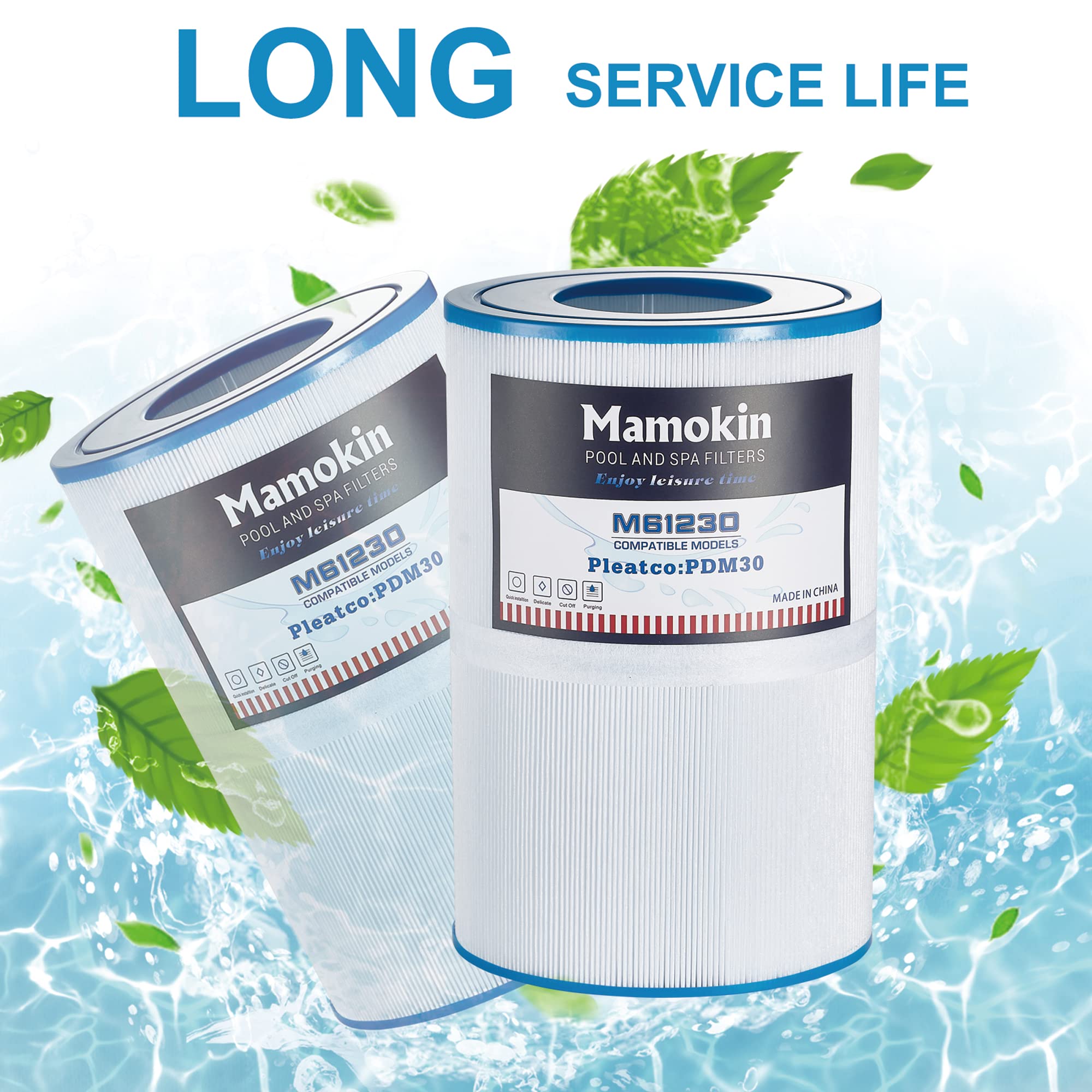 Easy-clean Mamokin PDM30 filter after rinsing and maintenance