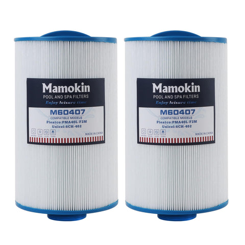 Mamokin Spa Filter 6CH-402 front view showing compact, compatible filtration for spa water clarity