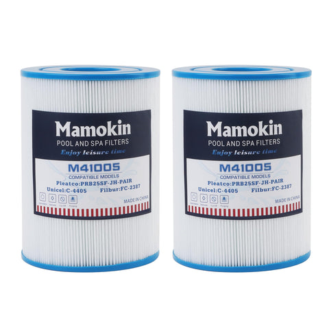 Mamokin Spa Filter C-4405 close-up showing durable trilobal fabric for clearer spa water