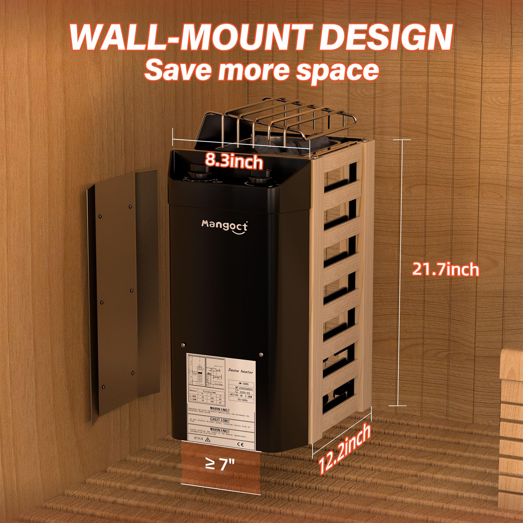 Mangoct packaging includes manual and warranty for peace of mind.