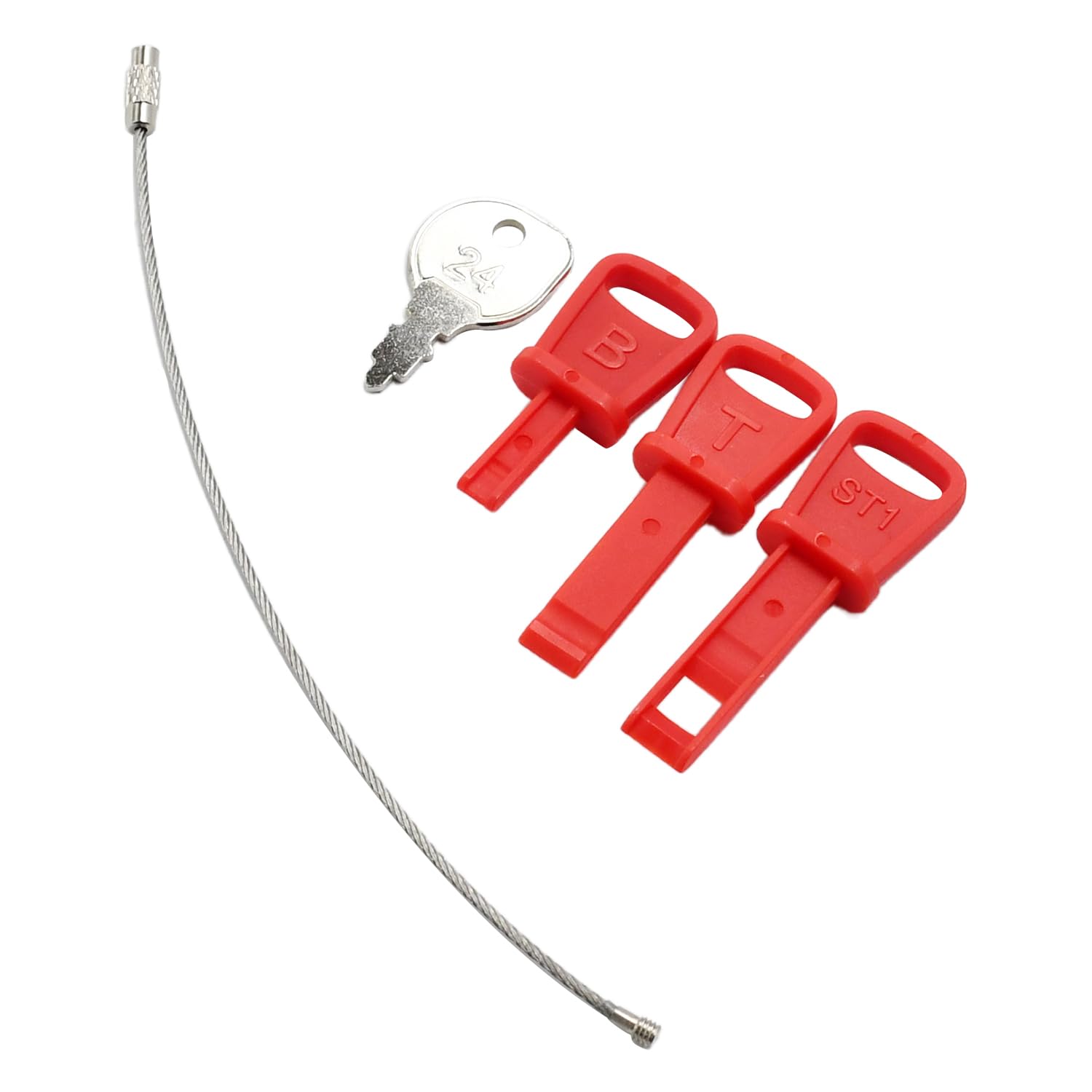 Manioiity ST1 key for MTD and Craftsman snow blowers; reliable ignition replacement.