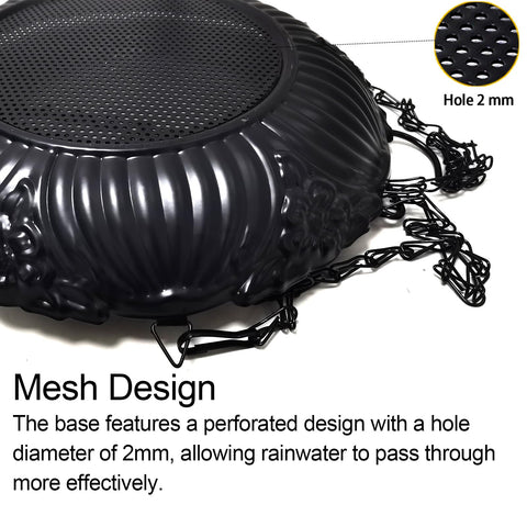 Manlikamu 11-inch feeding platform provides ample space for birds