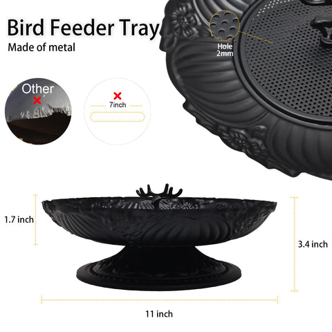 Manlikamu bird feeder designed for simple cleaning and hassle-free setup.