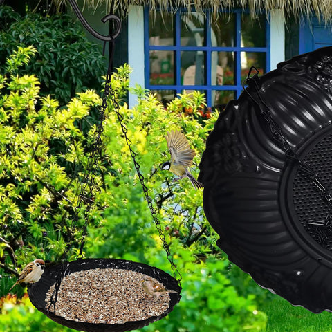 Manlikamu platform feeder features elegant floral pattern design