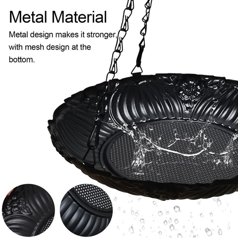 Manlikamu outdoor garden setting with decorative bird feeder