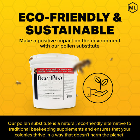 Mann Lake FD200 40lb bag of pollen substitute expands feeding options