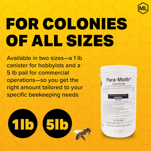 Mann Lake Para-Moth requires air-out before use for safe, ready gear.
