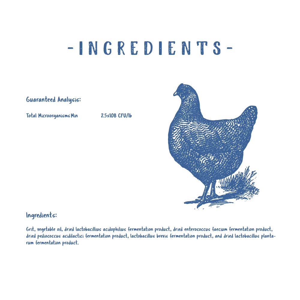 Egg-shell strength potential from balanced digestion with Manna Pro Probiotics grit.