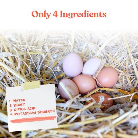 Manna Pro Egg Cleanser shell-detail close-up shows clean, smooth shells.