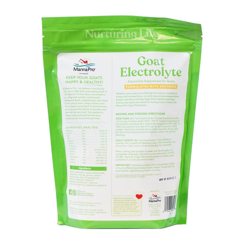 Manna Pro Goat Electrolyte dispensing portion emphasizes easy mixing