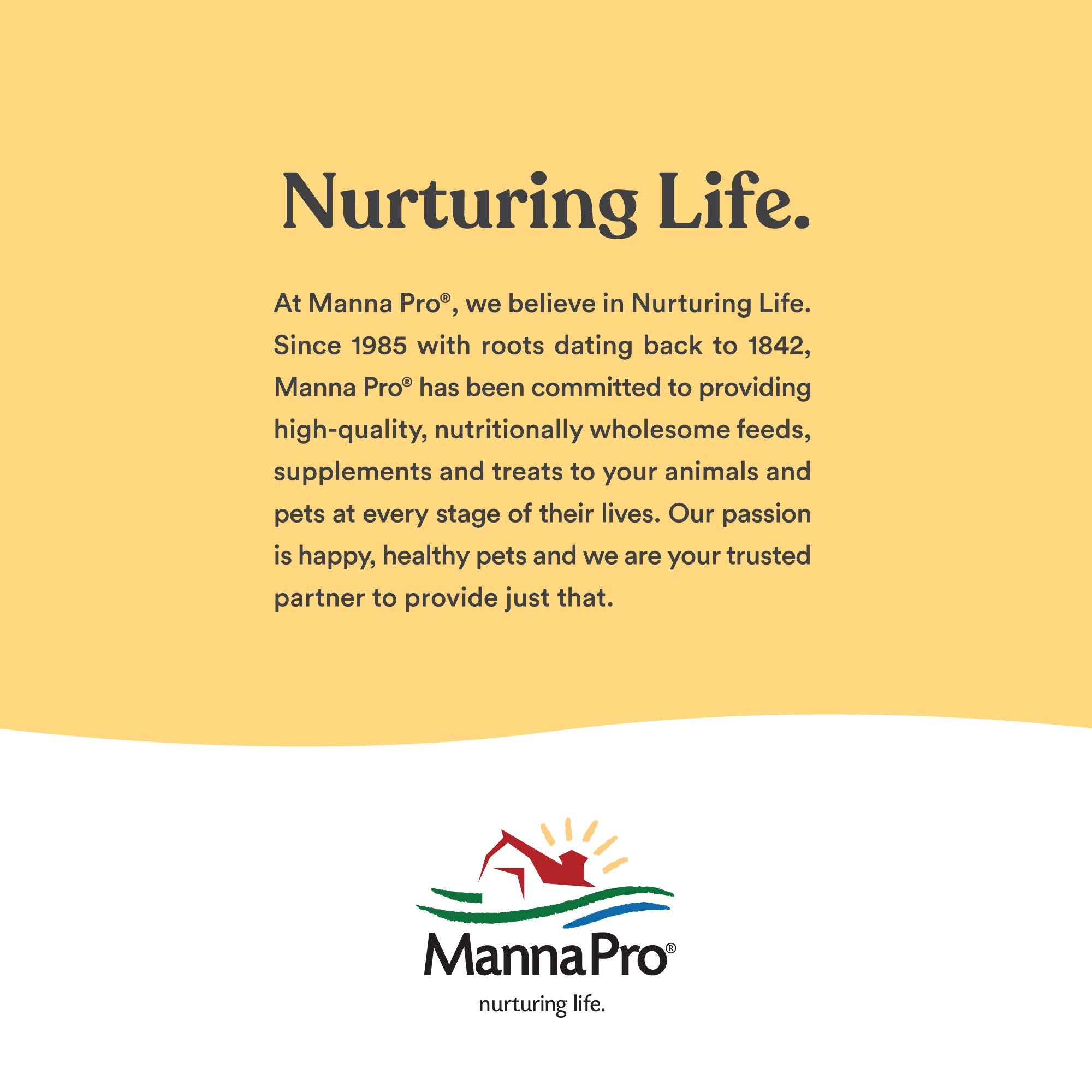 No artificial colors or flavors in Manna Pro All Flock Crumbles.