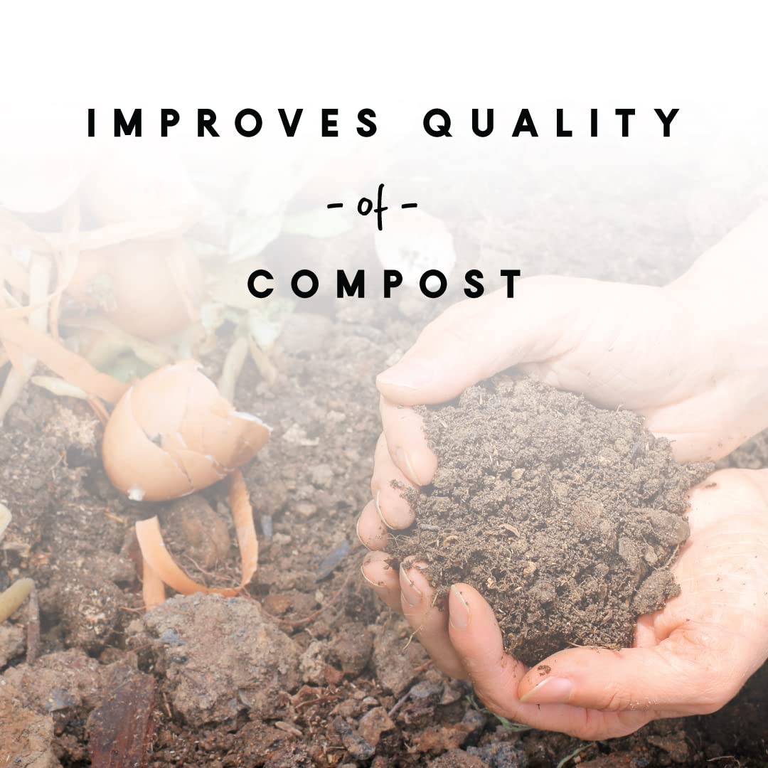 Manna Pro Coop 'N Compost enriches compost for garden soil.