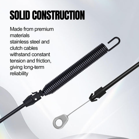 Mannial deck engagement clutch cable for Craftsman YS4500 supports dependable mower performance.