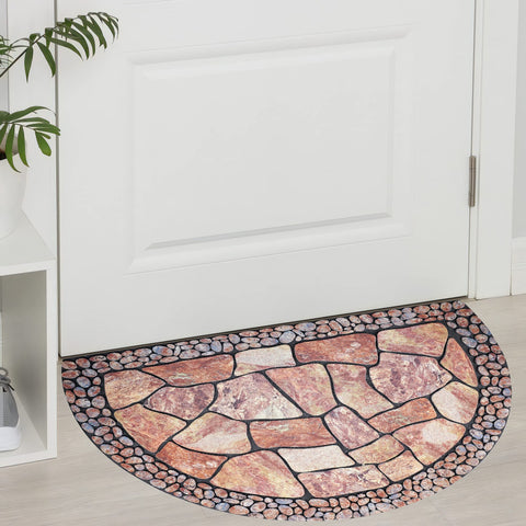 MANO easy-clean door mat can be swept, vacuumed, or hose cleaned for quick refresh.