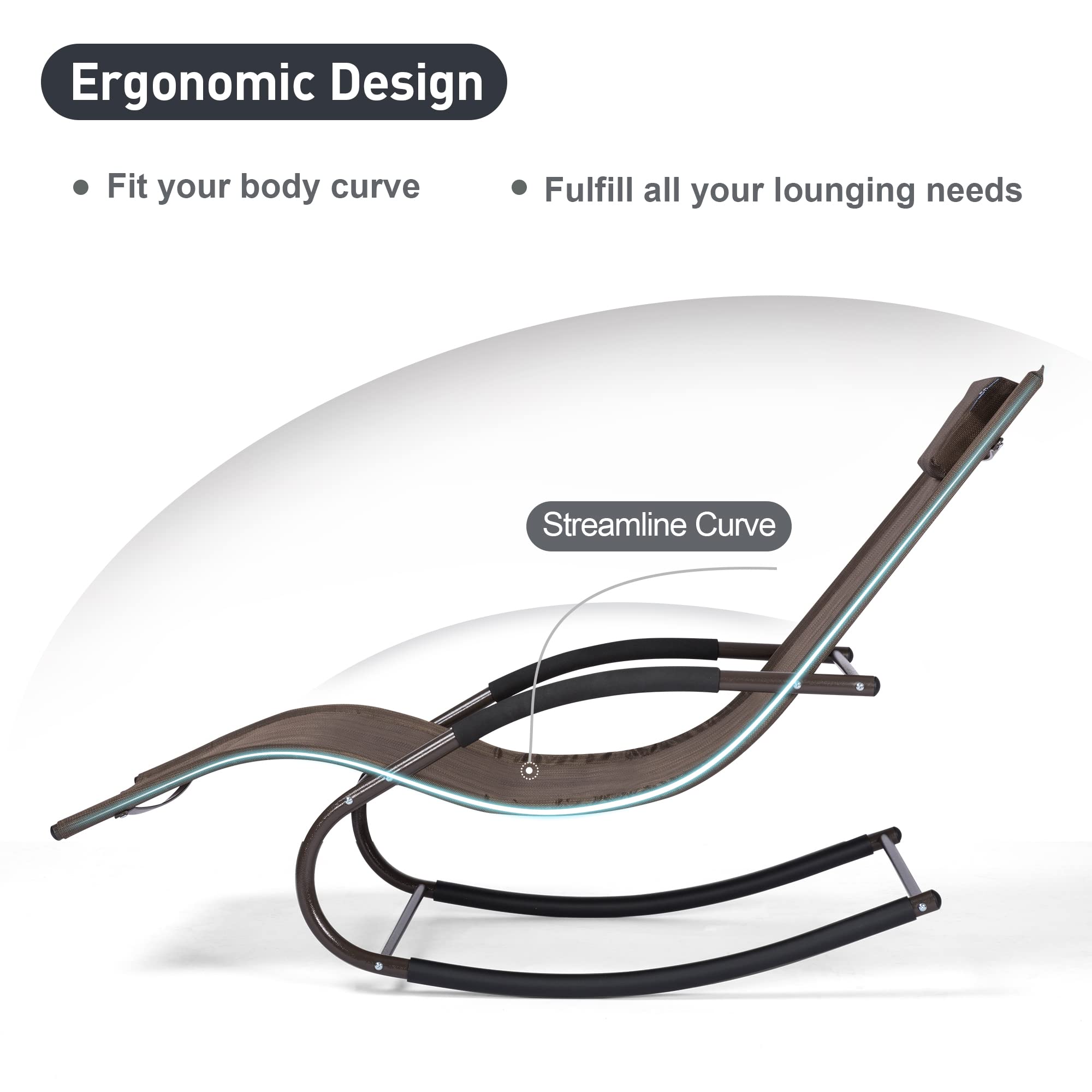 Mansion Home Lounge Chair ergonomic design supports relaxed lounging.