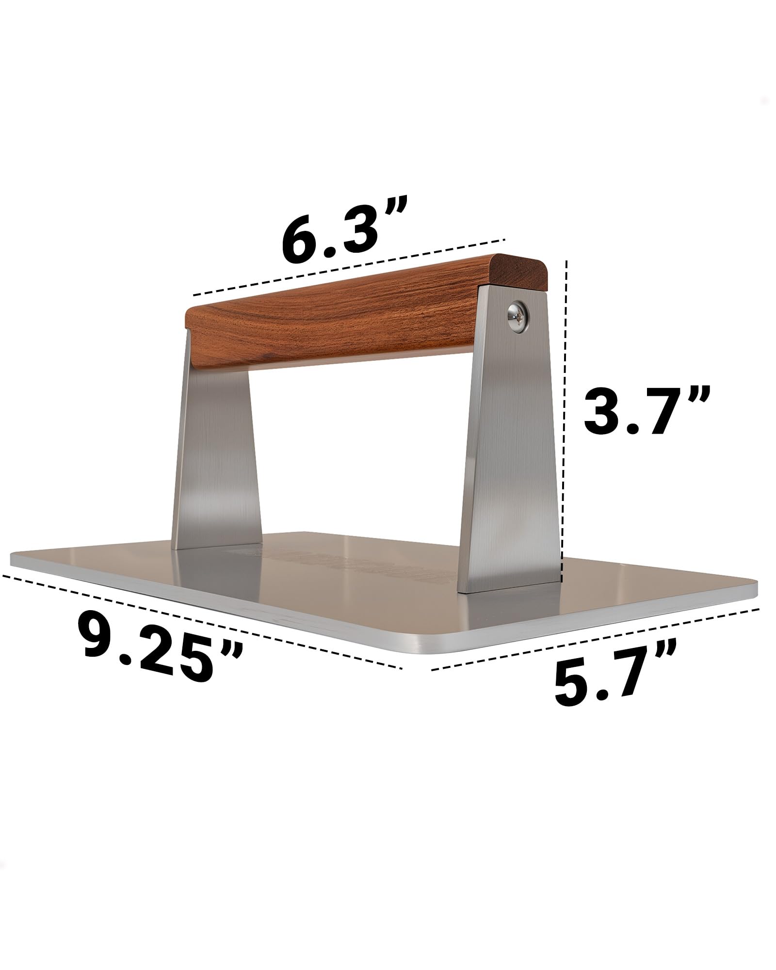 Manucode bacon press easy to clean and resistant to rust on everyday cooking