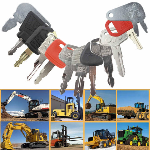 MANUTEX 12-key set excavator-compat keys, quick access on job sites.