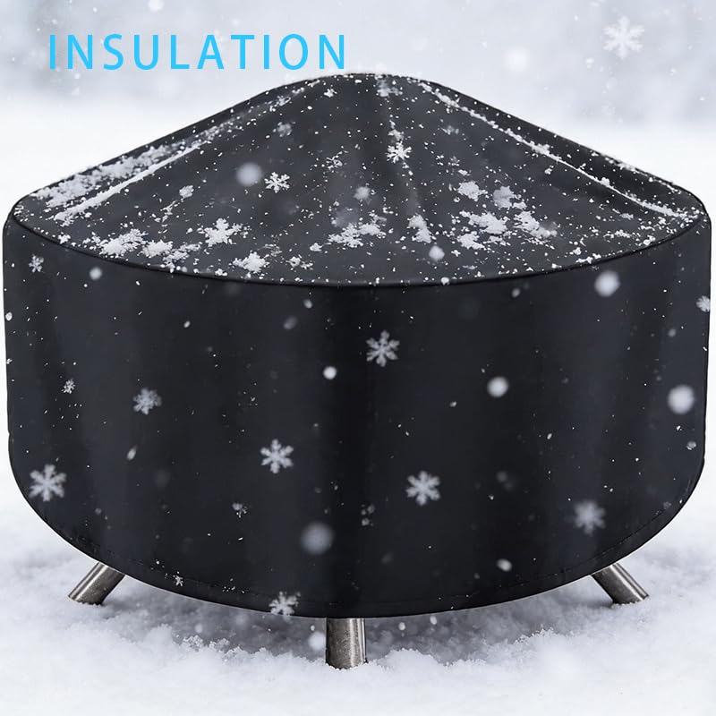 Maobutte fire pit cover full coverage 36x20 keeps pit dry