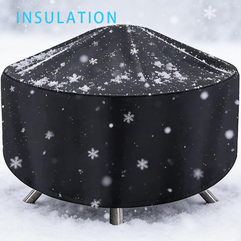 Maobutte fire pit cover full coverage 36x20 keeps pit dry