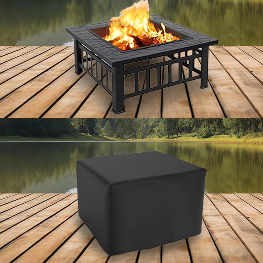 Maobutte waterproof dustproof cover keeps fire pit dry and clean