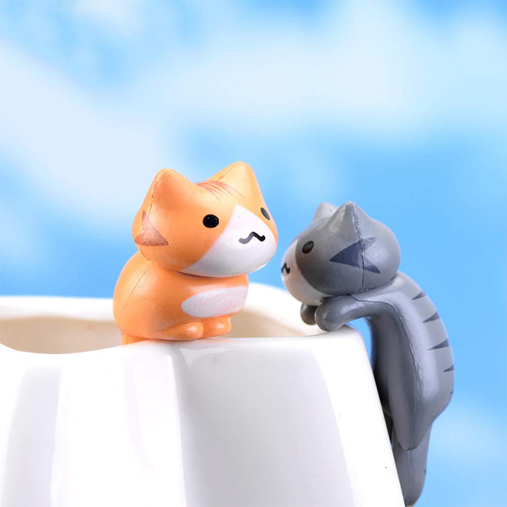 MAOMIA cat garden miniatures brighten pots and succulents