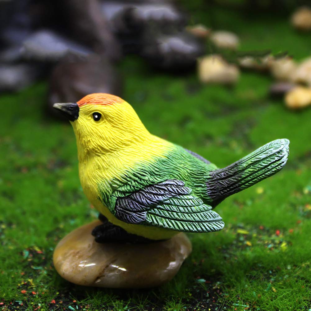 MAOMIA dollhouse bird figures bring cute realism to mini rooms.