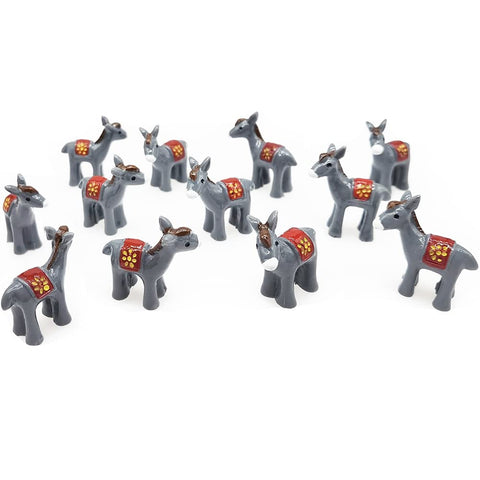 MAOMIA donkey figurines for Easter cake toppers and festive desserts.