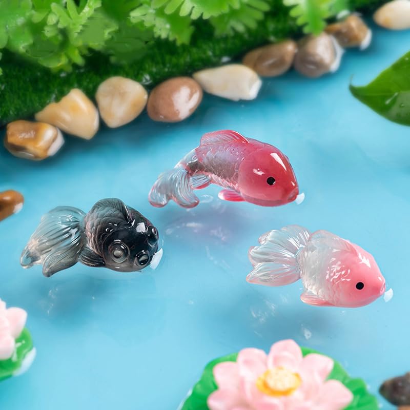 MAOMIA durable resin finish with lifelike koi features