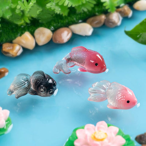 MAOMIA durable resin finish with lifelike koi features