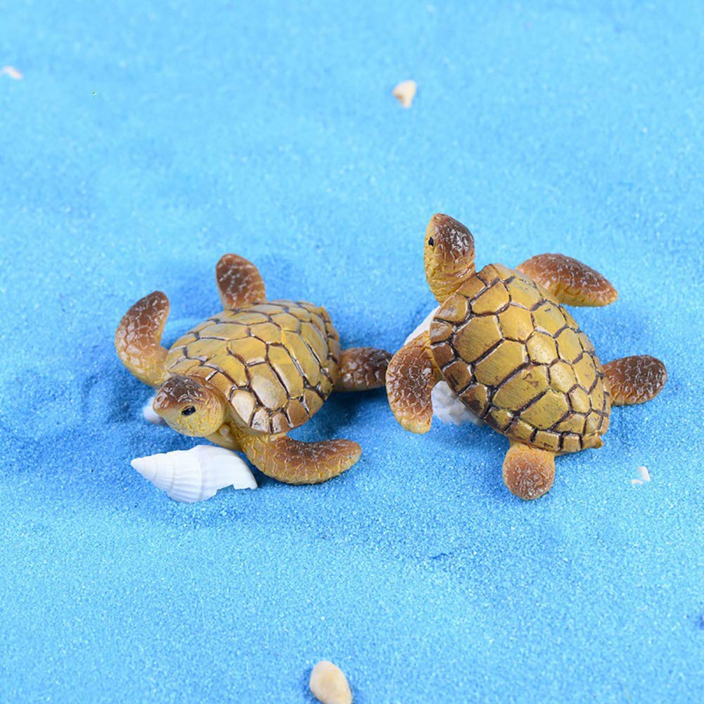 MAOMIA sea turtle mini for fish tanks and aquarium scenes, adds gentle coastal charm.