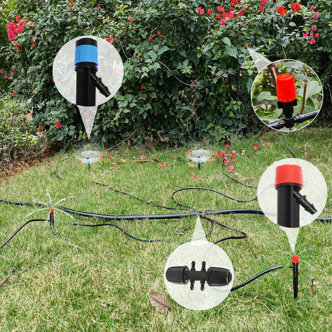 Maotong irrigation kit components simplify DIY installation.