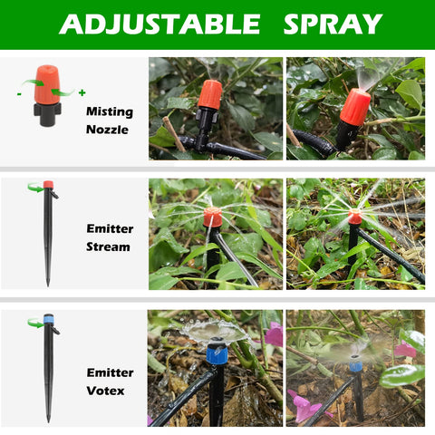 Maotong misting nozzles offer gentle humidity for outdoor beds.