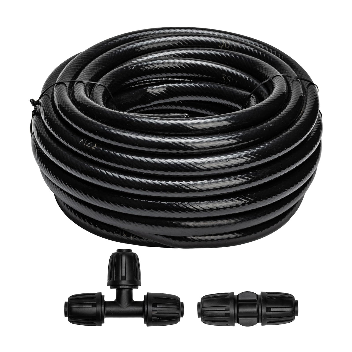 Maotong 40 ft drip tubing main line for efficient garden irrigation.