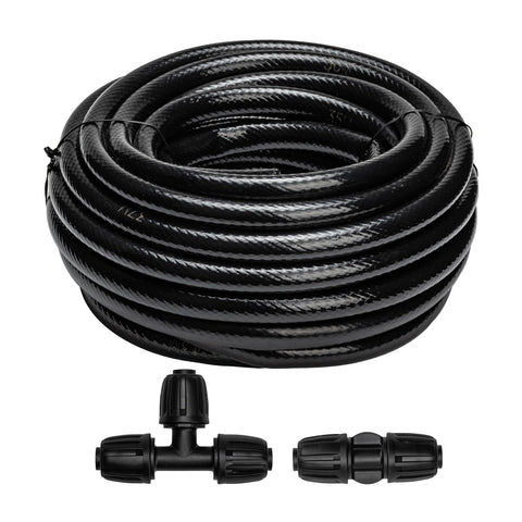 Maotong 40 ft drip tubing main line for efficient garden irrigation.