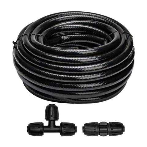 Maotong 40 ft half-inch drip tubing main line for garden irrigation, durable and flexible.