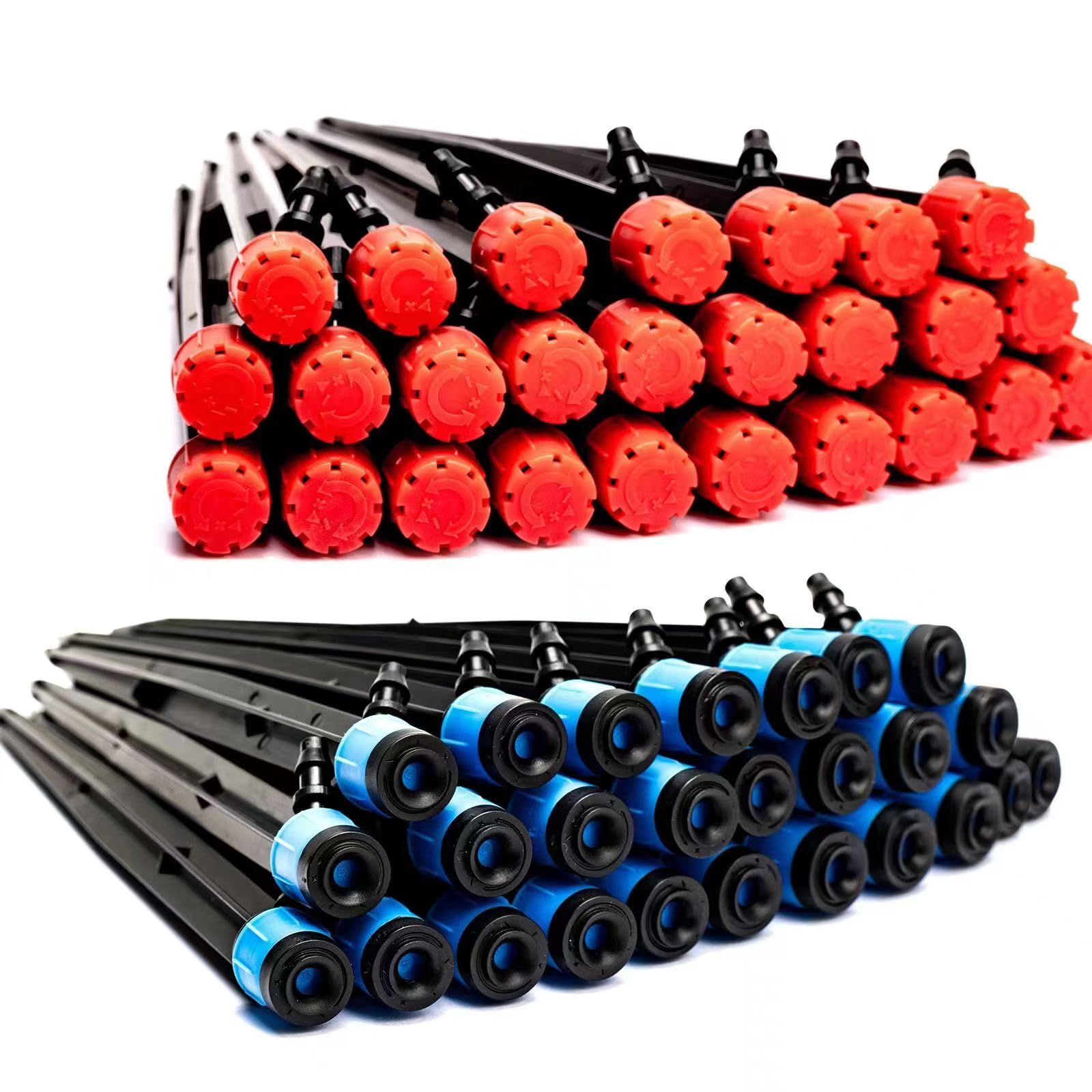 Maotong 52-pack drip emitters with vortex focus for precise watering