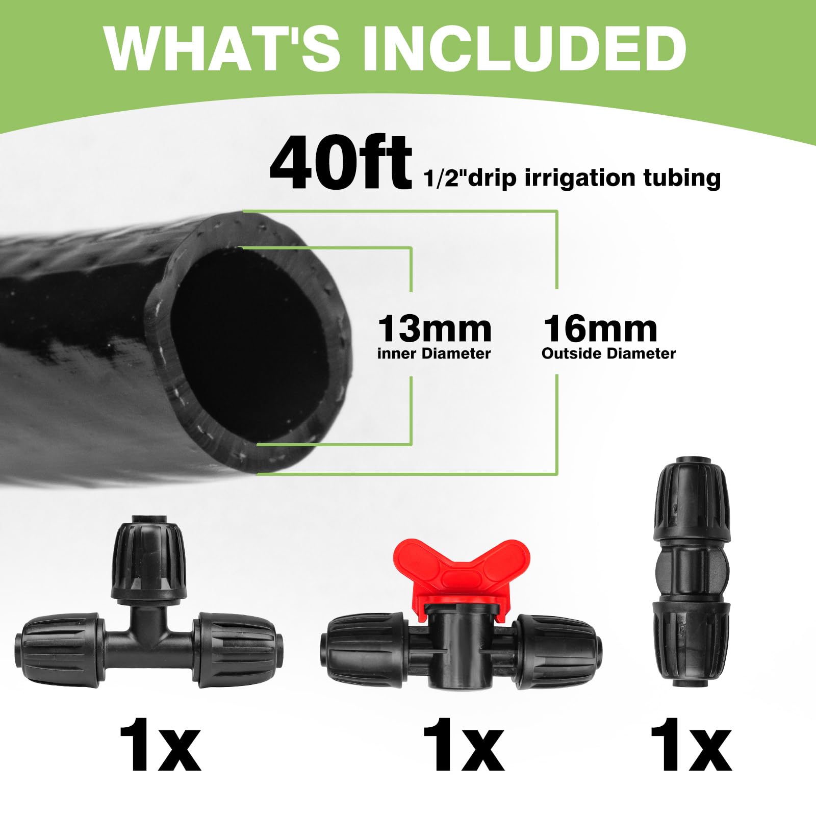Maotong half-inch straight coupler enables quick tubing connections for streamlined setup