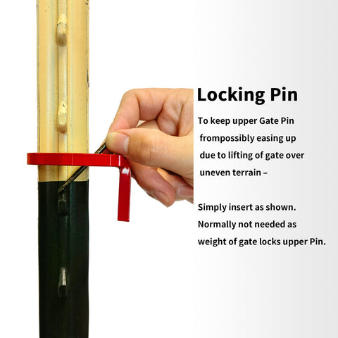 Maotong hinge pins kit includes top and bottom pins with washers.
