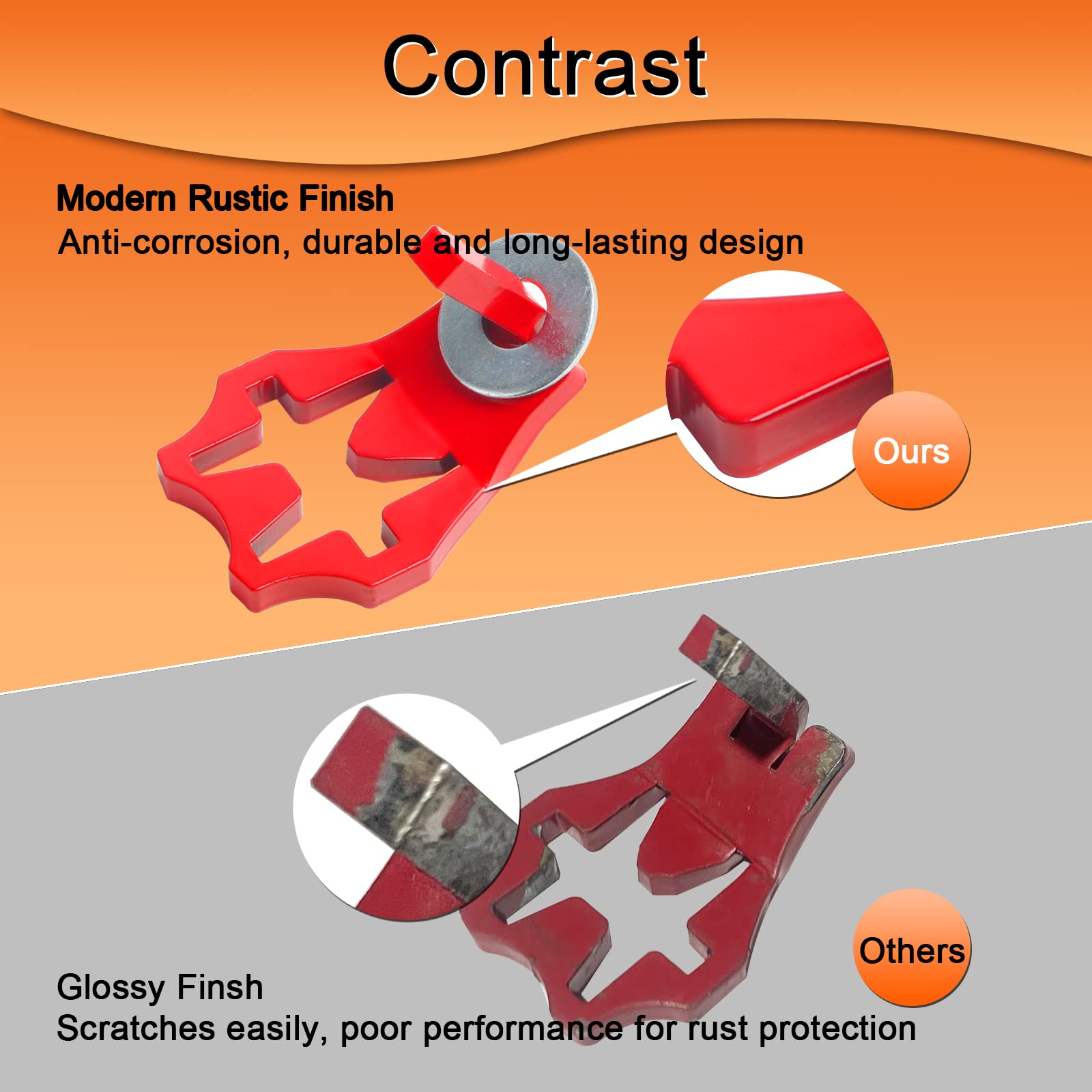 Maotong locking pin adds extra safety to your gate hardware.