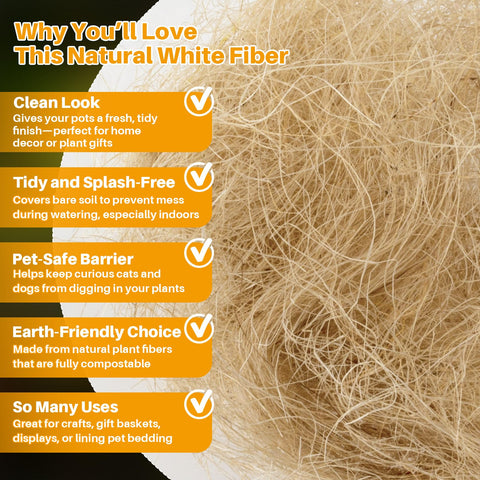 MAQIHAN bird nesting material coconut fiber provides natural, safe nesting material.