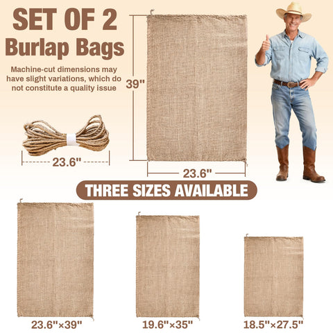 MAQIHAN plant grow bag in high density jute for root health