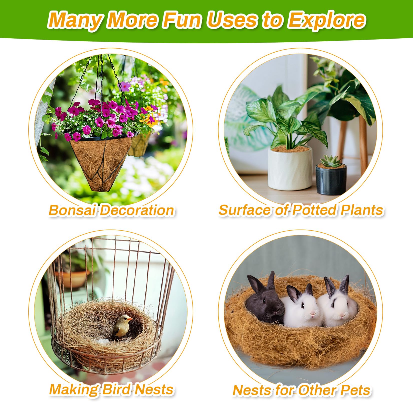 MAQIHAN coconut-husk-fiber diy-decor-project use