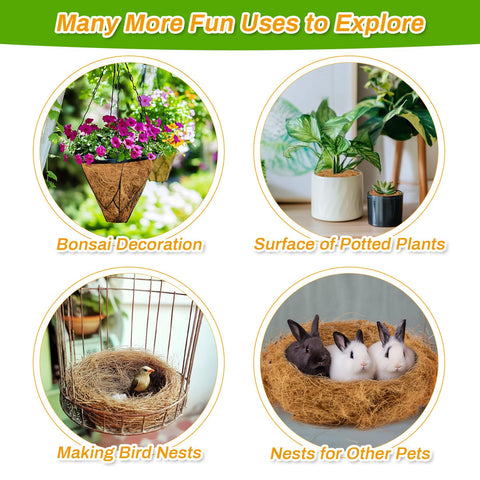 MAQIHAN coconut-husk-fiber diy-decor-project use