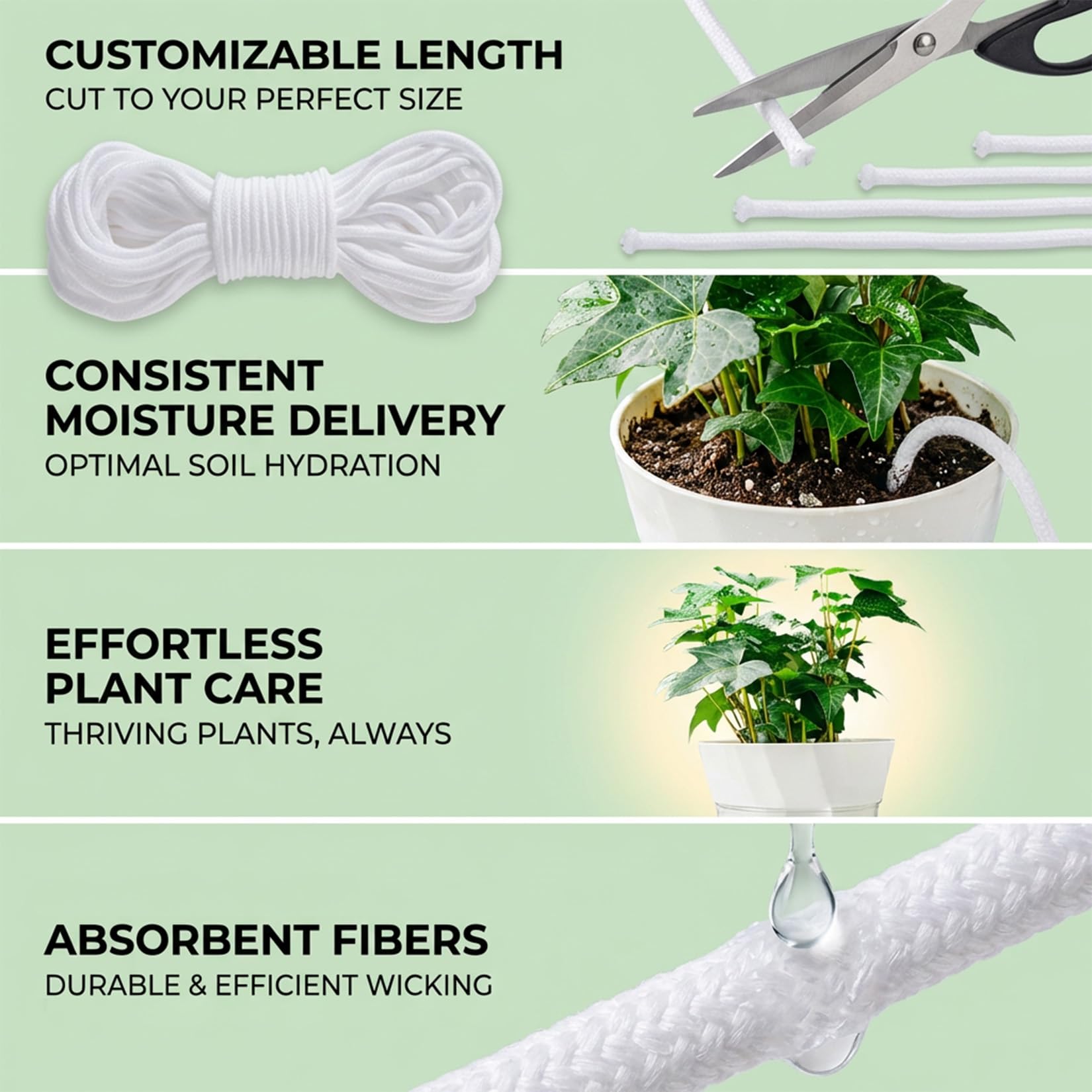 MAQIHAN DIY vacation irrigation helps plants while away.