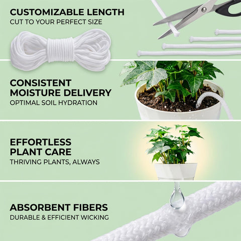MAQIHAN DIY vacation irrigation helps plants while away.