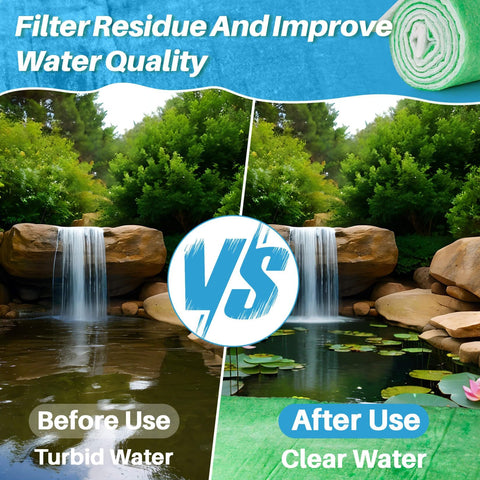 MAQIHAN filter floss multi-layer traps debris effectively