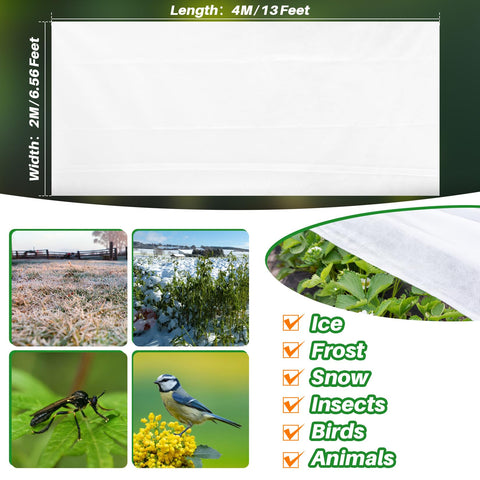 MAQIHAN frost blanket over vegetables preserves warmth and extends the growing season.