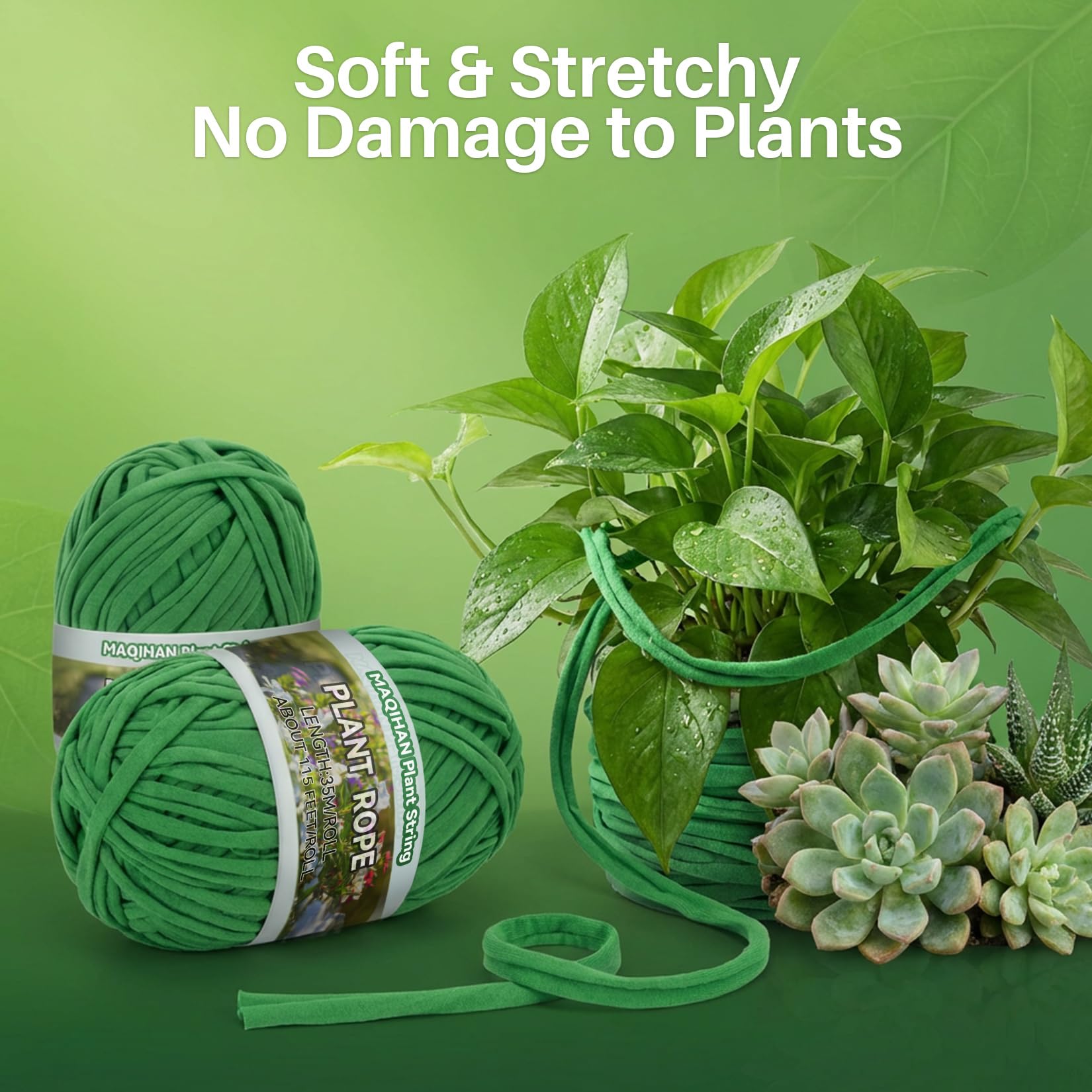 MAQIHAN outdoor garden string is durable and reusable across seasons.